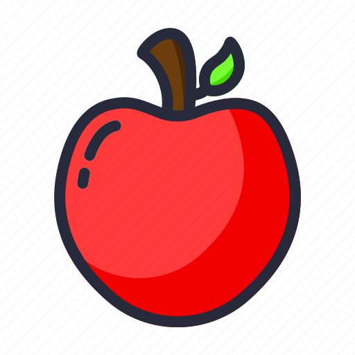 Apple, fruit, organic, apple fruit, malus domestica icon - Download on Iconfinder