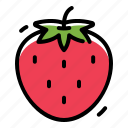 strawberry, fruit, berry, cherry, dessert, healthy, sweet