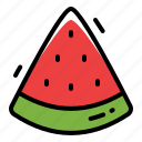 watermelon, fruit, slice, fresh, healthy, summer, melon