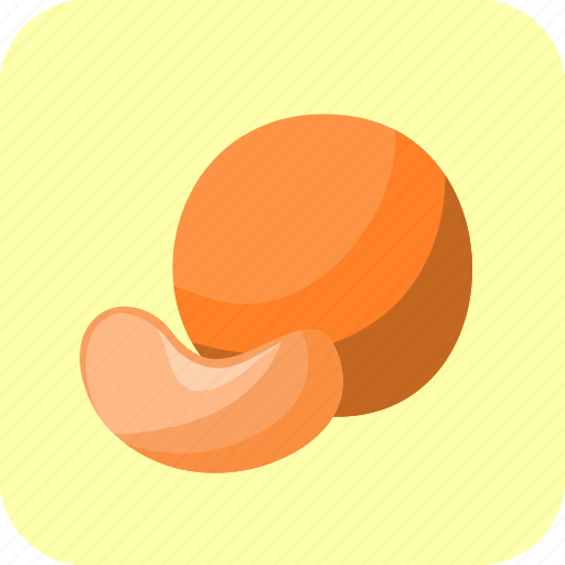 Food, fruit, mandarin, piece, segment, tangerine, tropical icon - Download on Iconfinder