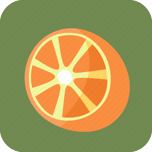Food, fruit, half, orange, tropical icon - Download on Iconfinder