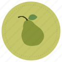 fruit, green, leaf, pear, pera