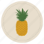 brown, fruit, leaf, pineapple, piña, tropical 