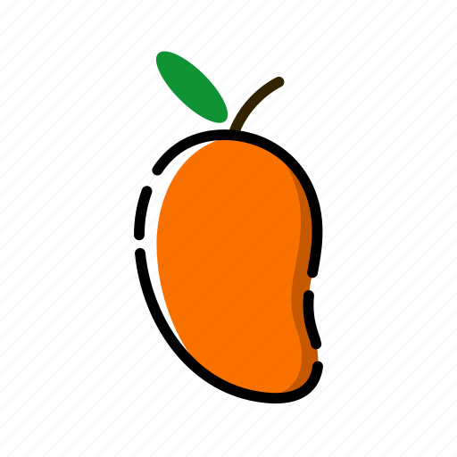 Food, fresh, fruits, healthy, mango, organic icon - Download on Iconfinder