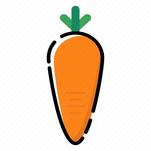 Carrot, fresh, healthy, nature, organic, vegetable, vegetarian icon - Download on Iconfinder
