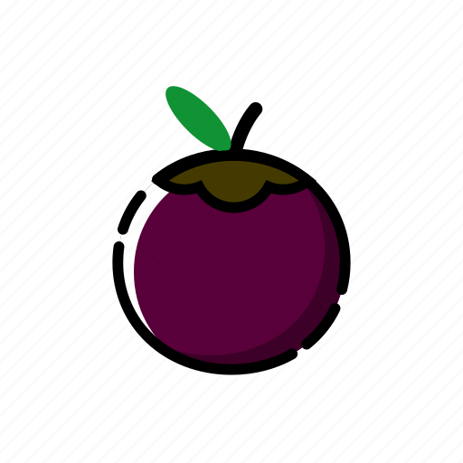 Food, fresh, fruits, healthy, mangosteen, organic, sweet icon - Download on Iconfinder
