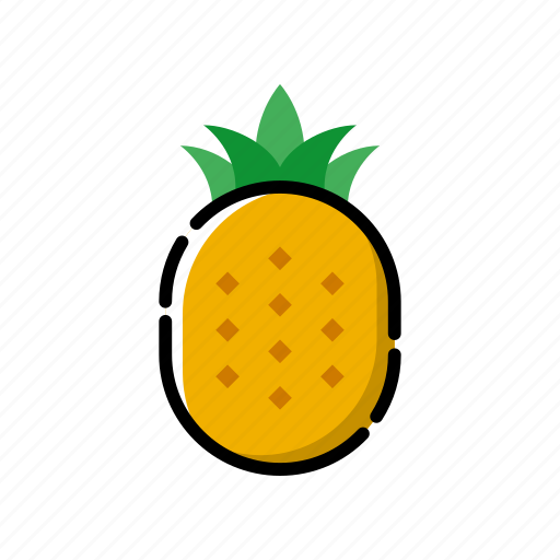 Food, fresh, fruits, healthy, pineapple, sweet icon - Download on Iconfinder