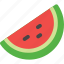 fruit, red, slice, watermelon 