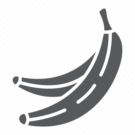 Banana, diet, food, fruit, healthy, tropical, vegetarian icon - Download on Iconfinder