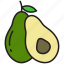 avocado, 1 