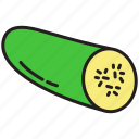 cucumber, slice