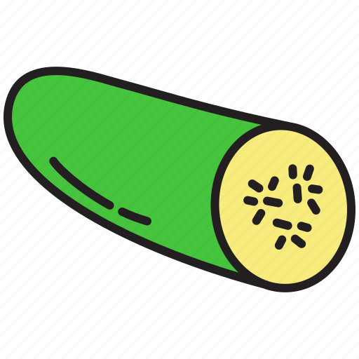 Cucumber, slice icon - Download on Iconfinder on Iconfinder