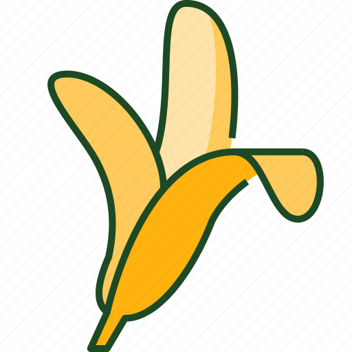 Banana, fruit, food, healthy, sweet, organic, vegetable icon - Download on Iconfinder