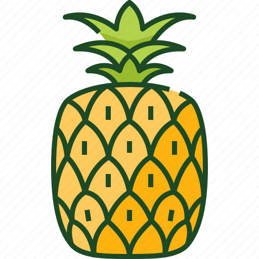 Pineapple, fruit, healthy, food, fresh, organic, tasty icon - Download on Iconfinder