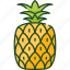 pineapple, fruit, healthy, food, fresh, organic, tasty 
