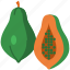 papaya, fruit, healthy, fresh, organic, meal, nature 