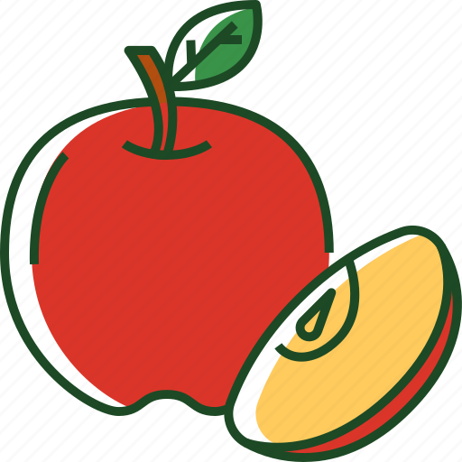 Apple, fruit, food, healthy, drink, sweet, organic icon - Download on Iconfinder
