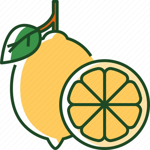 Lemon, fruit, food, healthy, orange, drink, sour icon - Download on Iconfinder