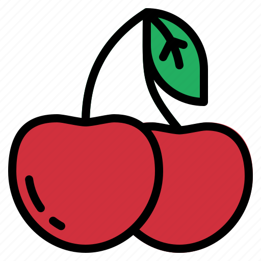 Cherry, fruit, food, healthy, organic icon - Download on Iconfinder