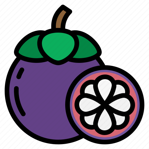 Mangosteen, fruit, food, vagan, organic icon - Download on Iconfinder