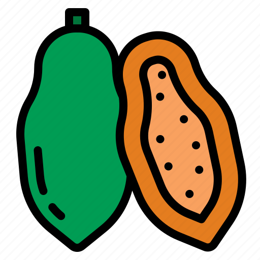 Papaya, food, fruit, organic, vegetable icon - Download on Iconfinder