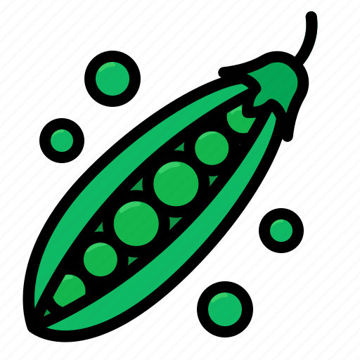 Peas, vegetable, food, organic, helathy icon - Download on Iconfinder