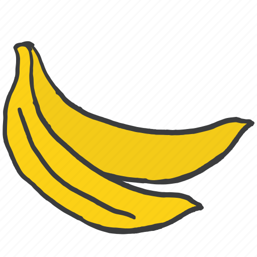Banana, food, fresh, fruit, healthy, eat, vitamins icon - Download on Iconfinder