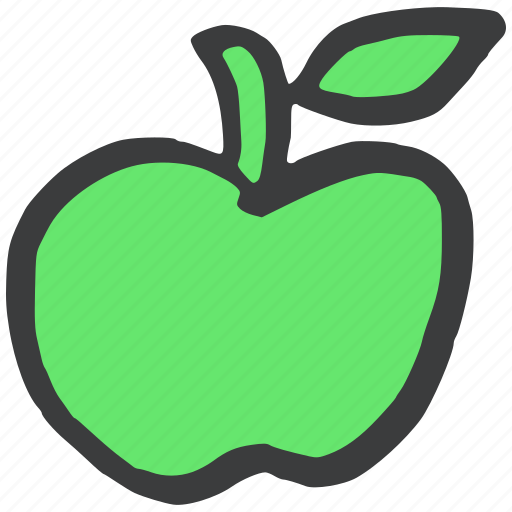 Apple, food, fresh, fruit, green, healthy, carbs icon - Download on Iconfinder