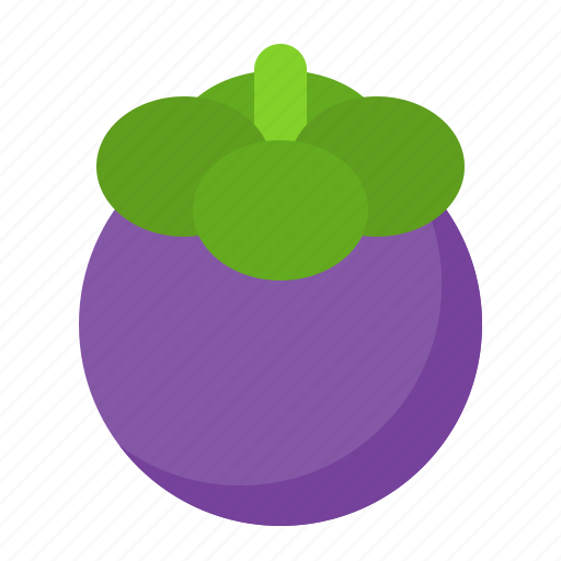 Food, fresh, fruit, healthy, mangosteen, vitamin icon - Download on Iconfinder