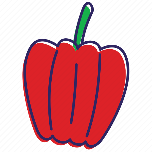Bell pepper, chilli, healthy food, hot, papper, vegetable, vegetables icon - Download on Iconfinder