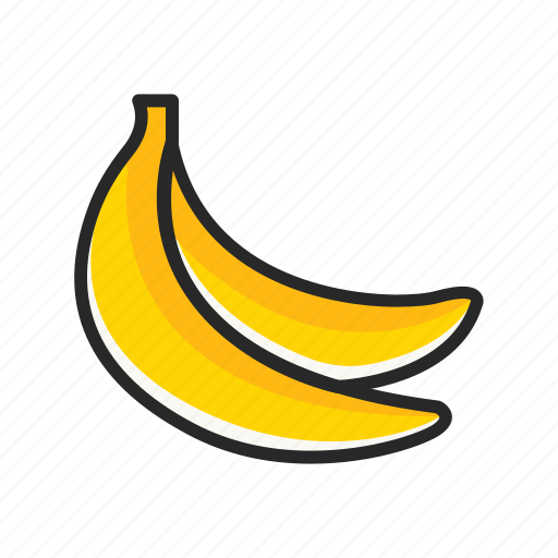 Banana, fresh, fruits, vegetables icon - Download on Iconfinder