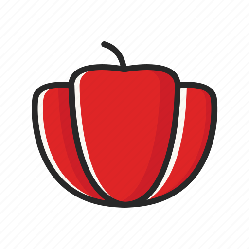 Bell, fresh, fruits, pepper, red, vegetables icon - Download on Iconfinder