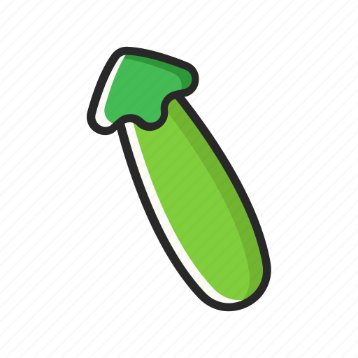 Fresh, fruits, green, vegetables, zucchini icon - Download on Iconfinder
