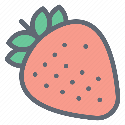 Food, strawberry, organic, ripe, fruit, red, berry icon - Download on Iconfinder