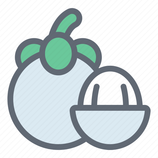 Sweet, juicy, tropical, food, fruit, mangosteen icon - Download on Iconfinder