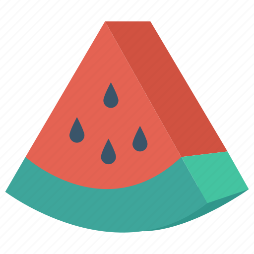 Food, fruit, healthy, slice, watermelon icon - Download on Iconfinder