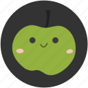 apple, food, fruit, green, green apple, ingredient, sour