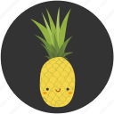 fruit, ingredient, pineapple, sour, sweet, tropical fruit