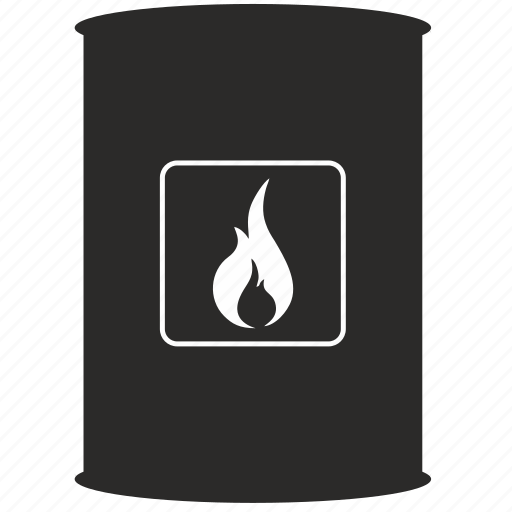 Barell, fire, flame, fuel icon - Download on Iconfinder