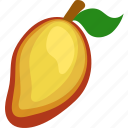 flat, food, fresh, fruit, genus, mangifera, mango, tree
