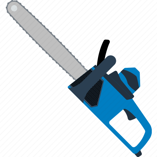 Chain, electric, equipment, flat, saw, tool, work icon - Download on Iconfinder