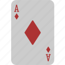 as, card, diamonds, poker
