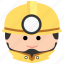 beard, char, construction, helmet, male, man, worker 