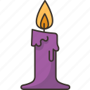candle, light, mourning, spiritual, memorial