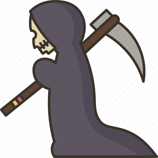 Reaper, scythe, death, horror, creepy icon - Download on Iconfinder
