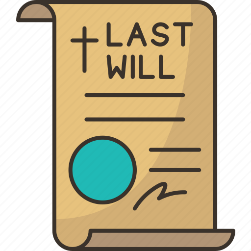 Testament, will, document, inherit, death icon - Download on Iconfinder
