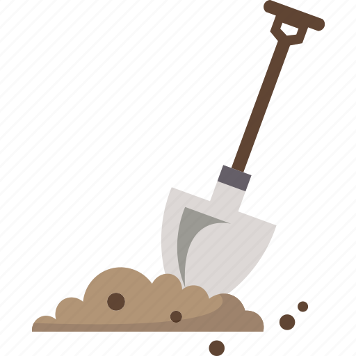 Dig, shovel, soil, bury, ground icon - Download on Iconfinder