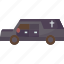 hearse, car, funeral, vehicle, service 