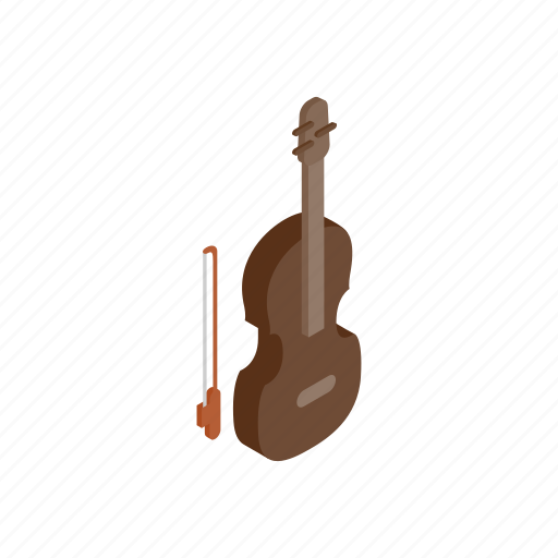 Classical, instrument, isometric, mourning, music, string, violin icon - Download on Iconfinder