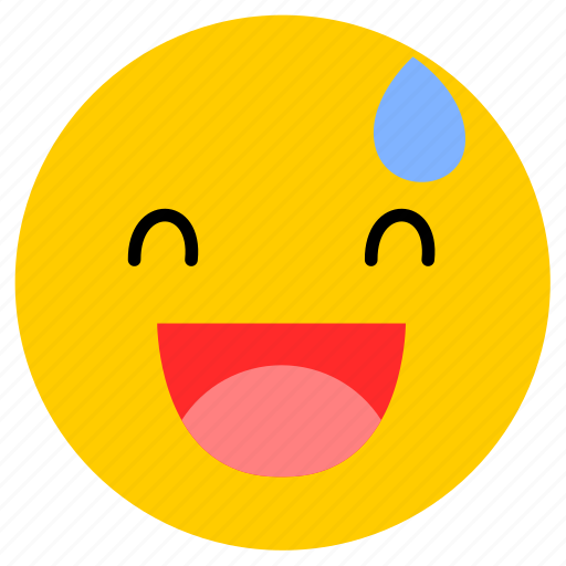 Embarrassed, embarrassment, sweat, emoji, sorry, smile, shame icon - Download on Iconfinder